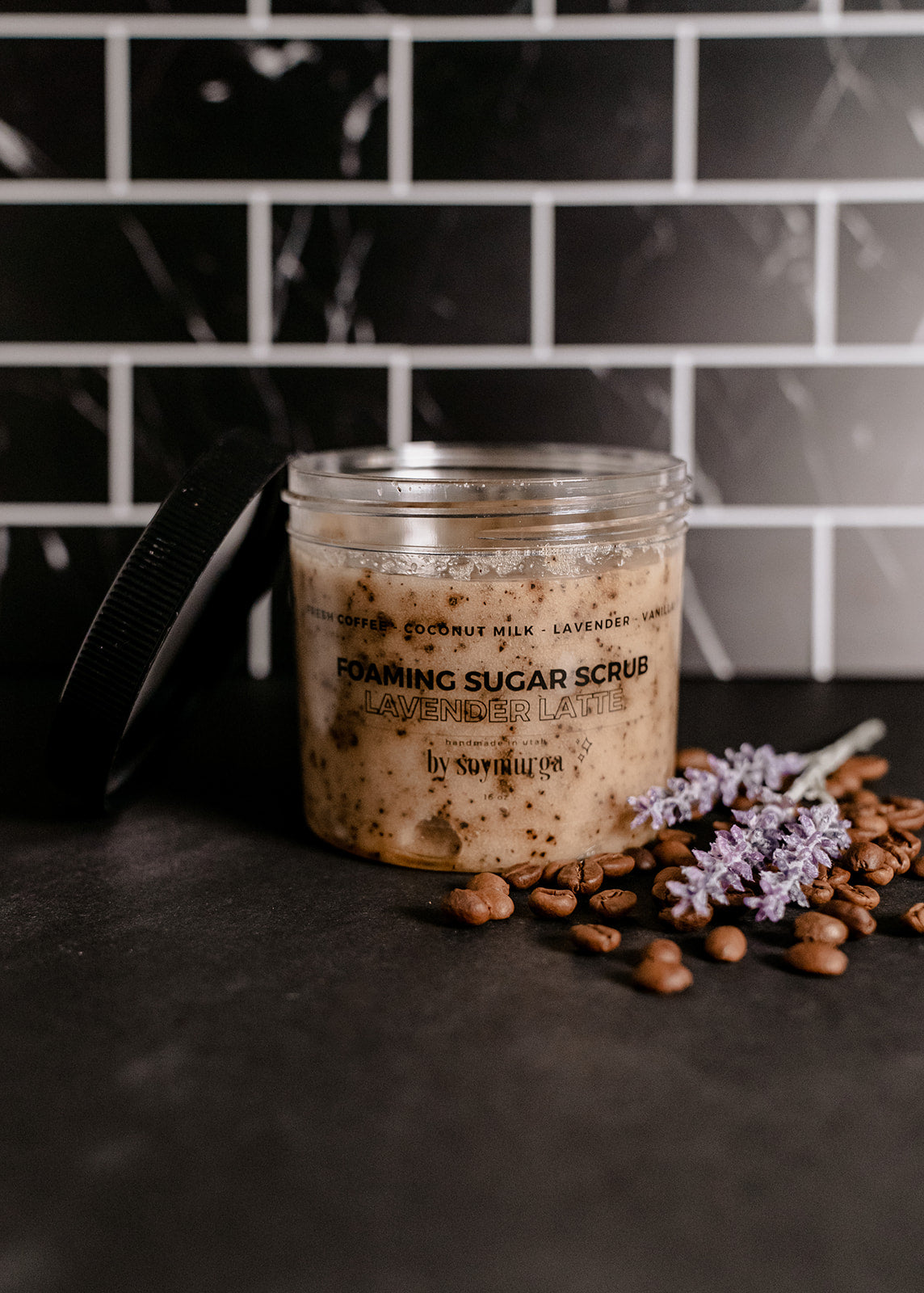 Lavender Latte Foaming Sugar Scrub - Limited