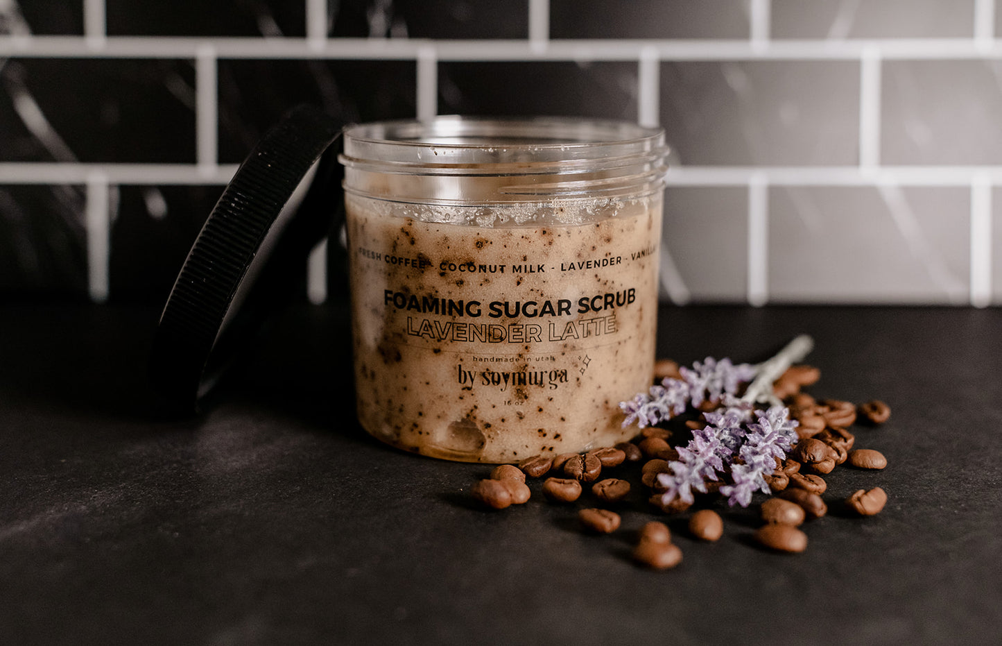 Lavender Latte Foaming Sugar Scrub - Limited