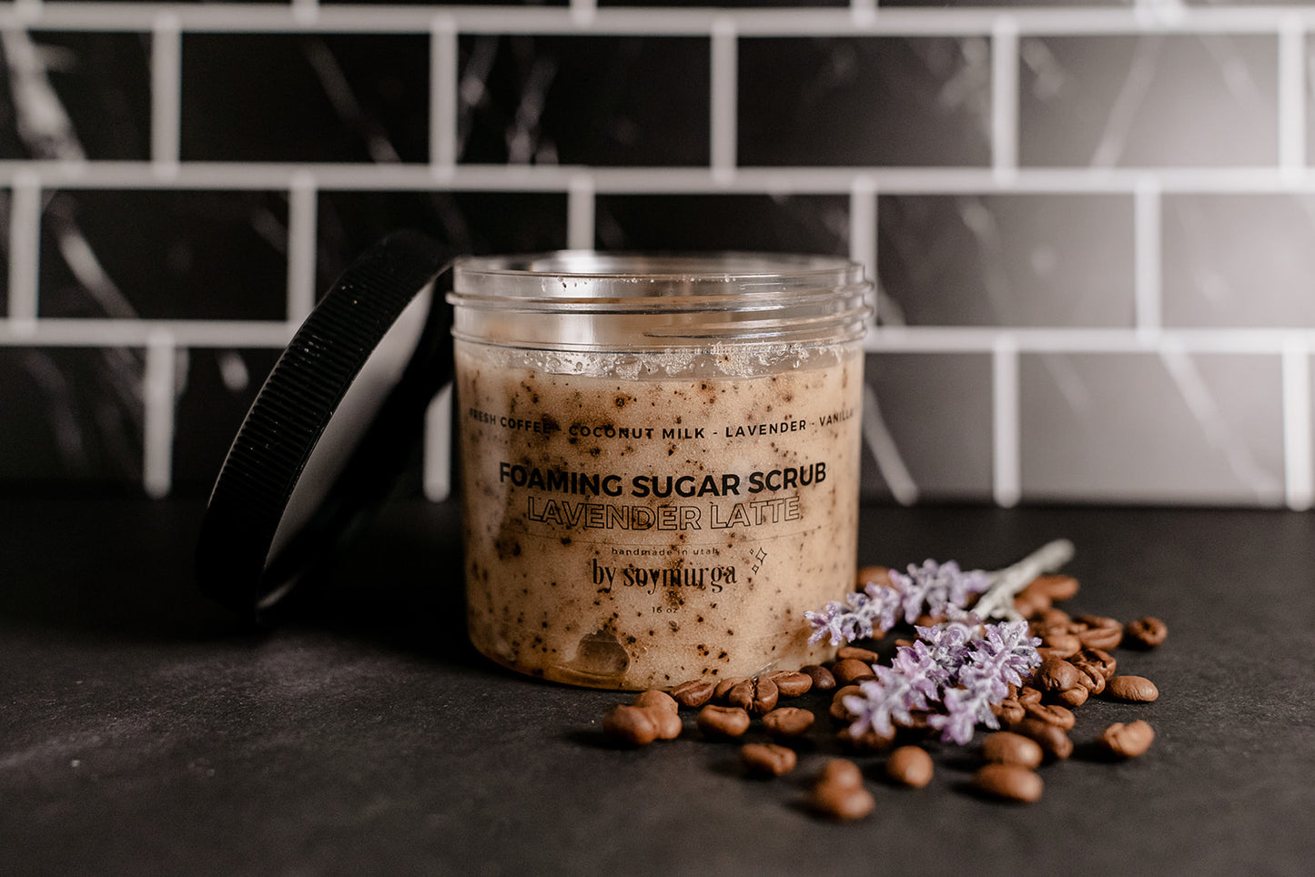 Lavender Latte Foaming Sugar Scrub - Limited