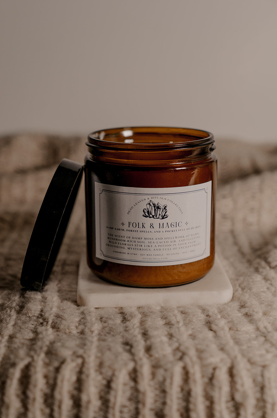 🔮 Folk & Magic – 14oz Soy Candle (Double Wick)