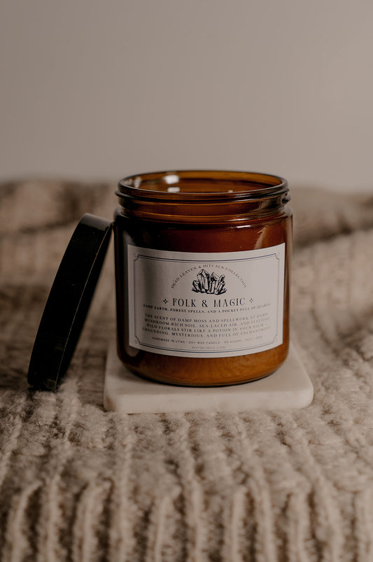 🔮 Folk & Magic – 14oz Soy Candle (Double Wick)