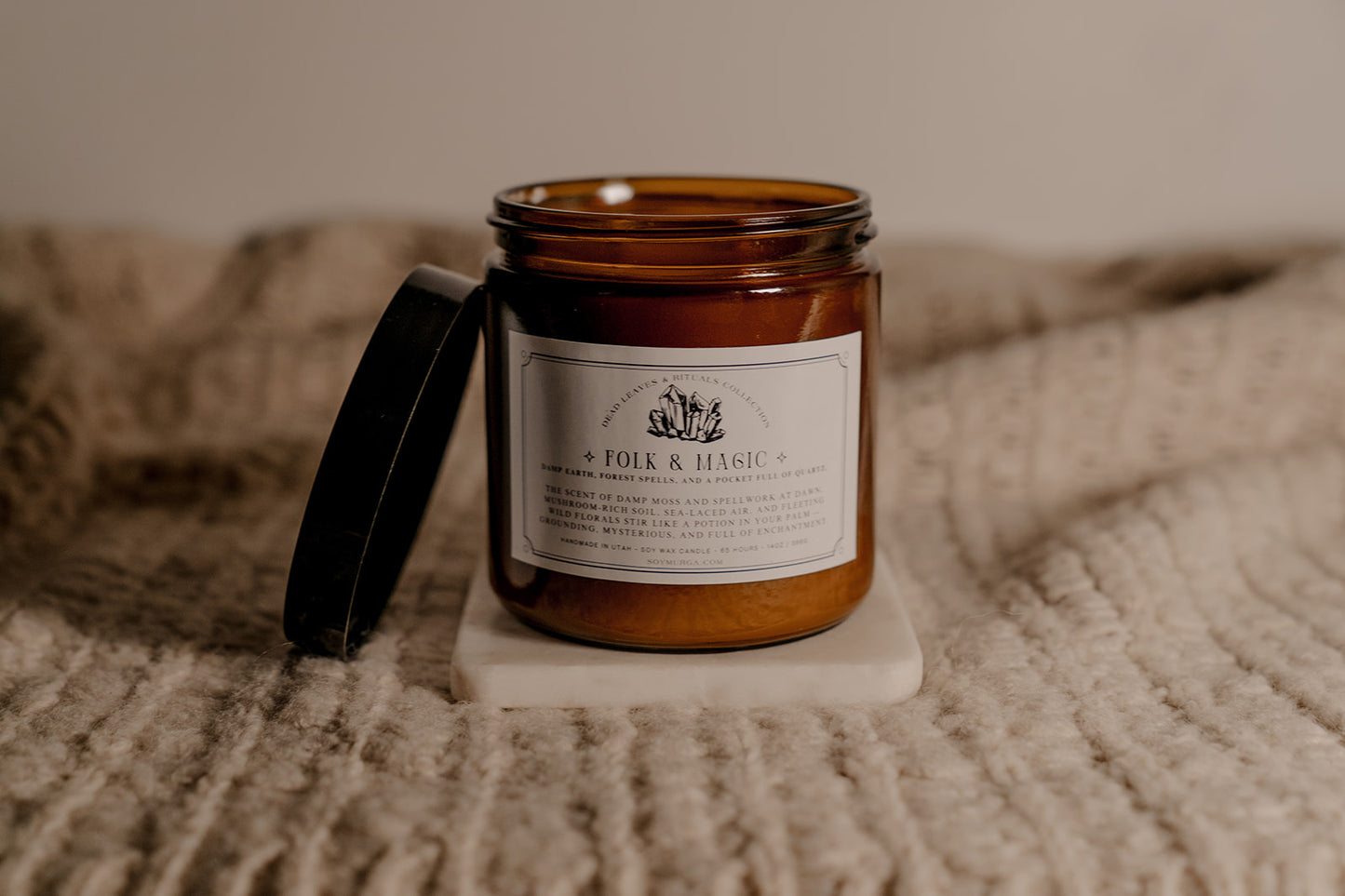 🔮 Folk & Magic – 14oz Soy Candle (Double Wick)