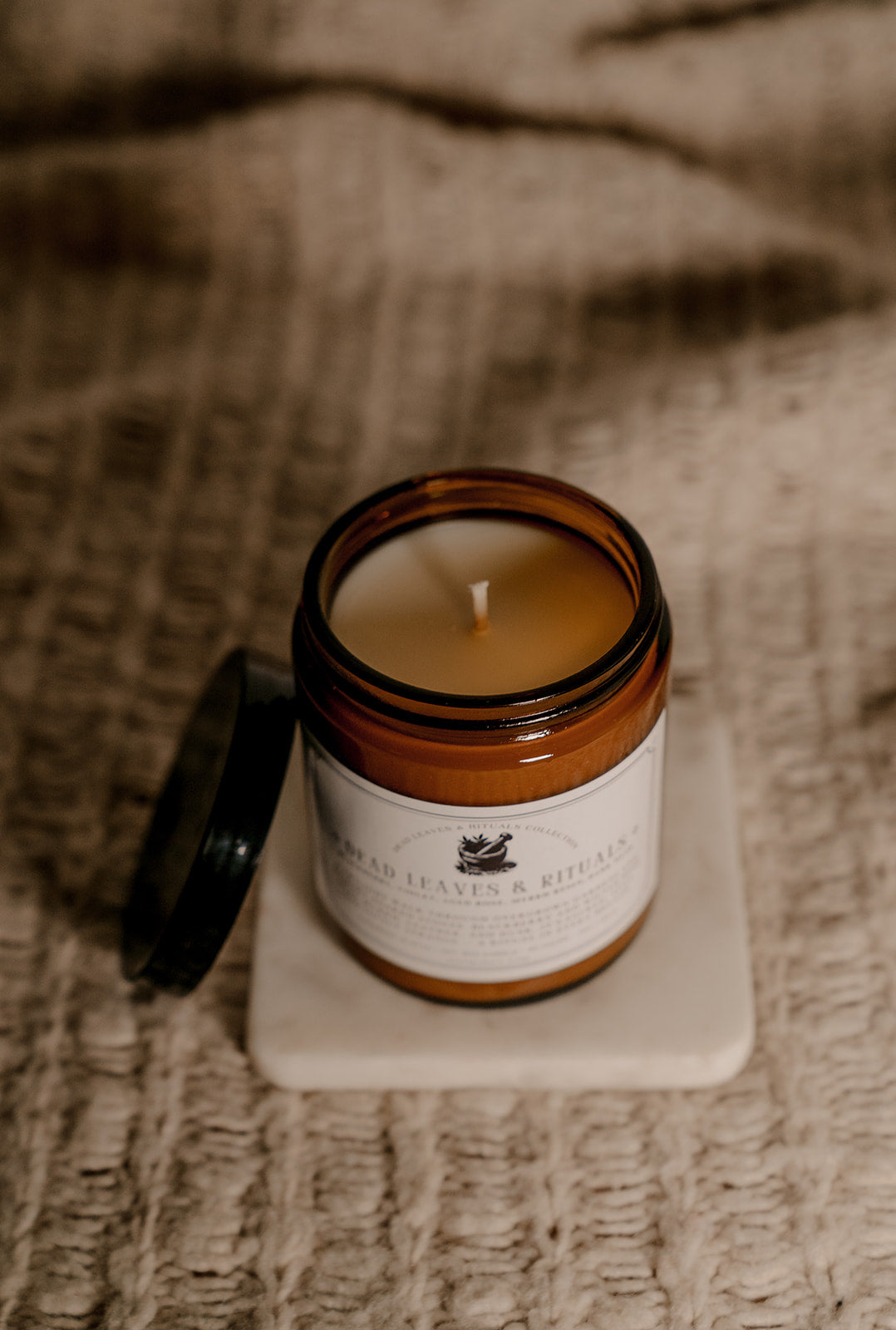 ✦ Dead Leaves & Rituals – 7oz Soy Candle