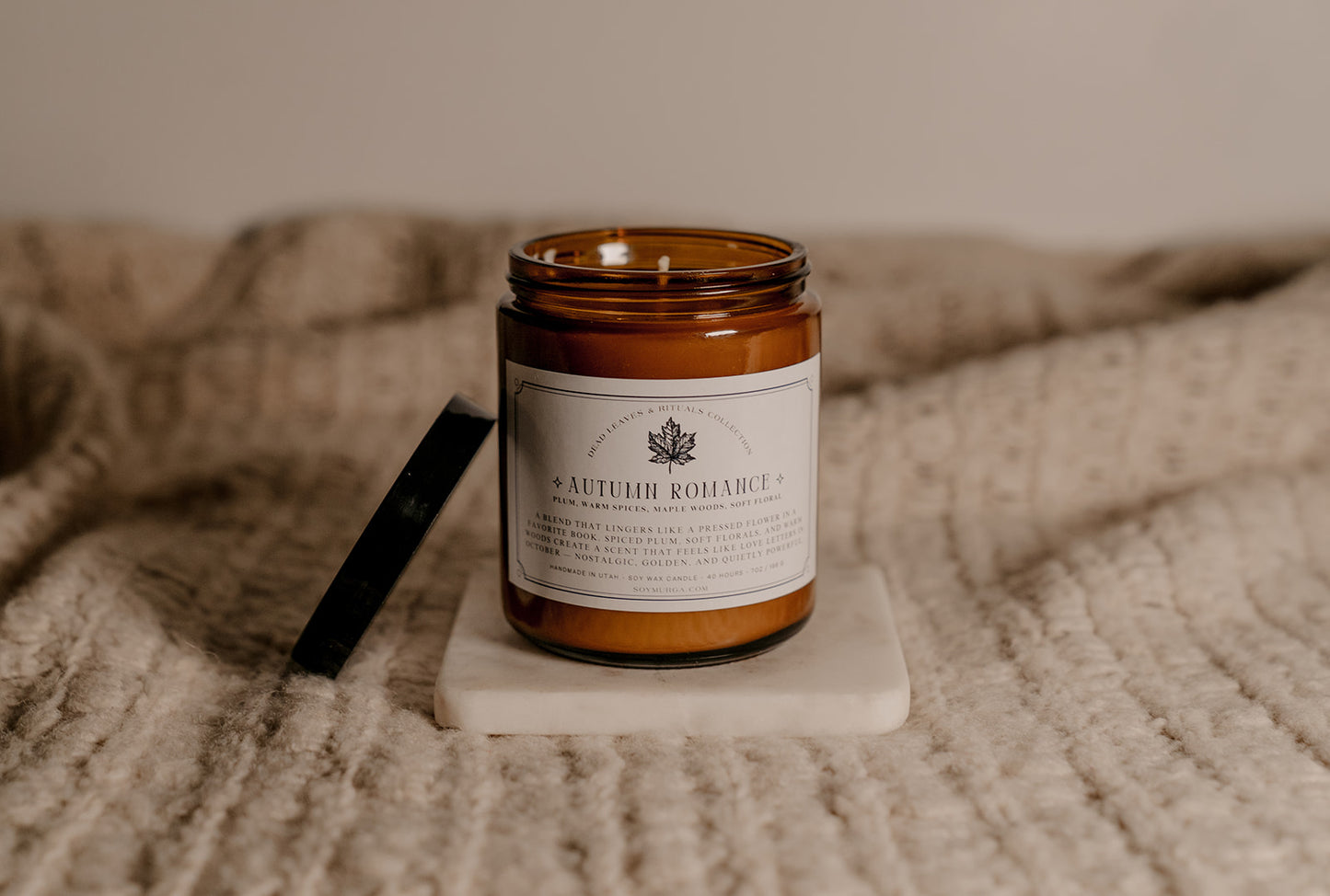 ๐ Autumn Romance โ 7oz Soy Candle