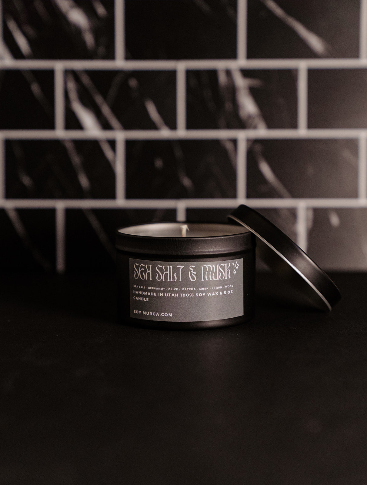 Sea Salt & Musk - 6.5oz Soy Candle