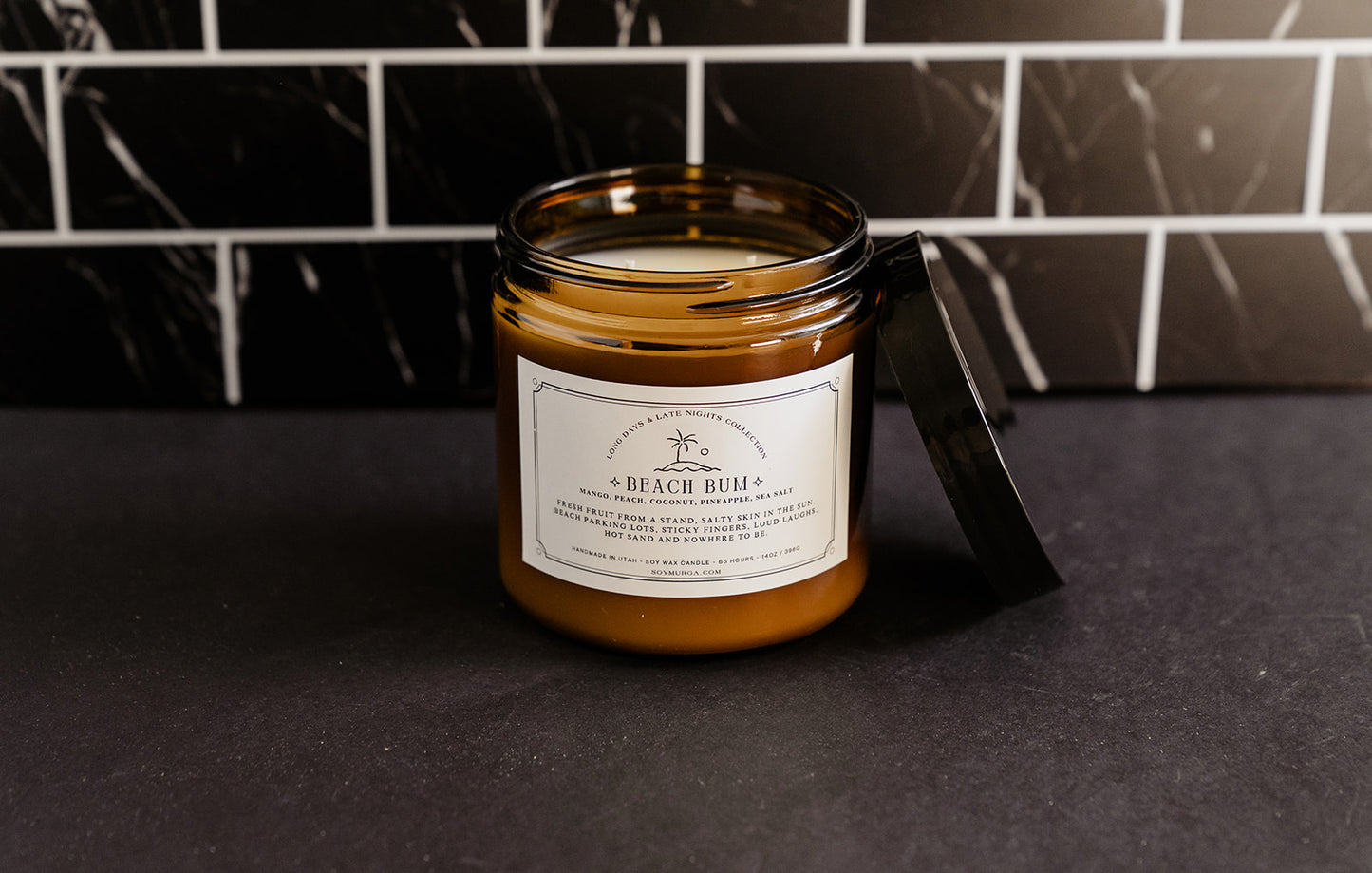 Beach Bum – 14oz Soy Candle (Double Wick)