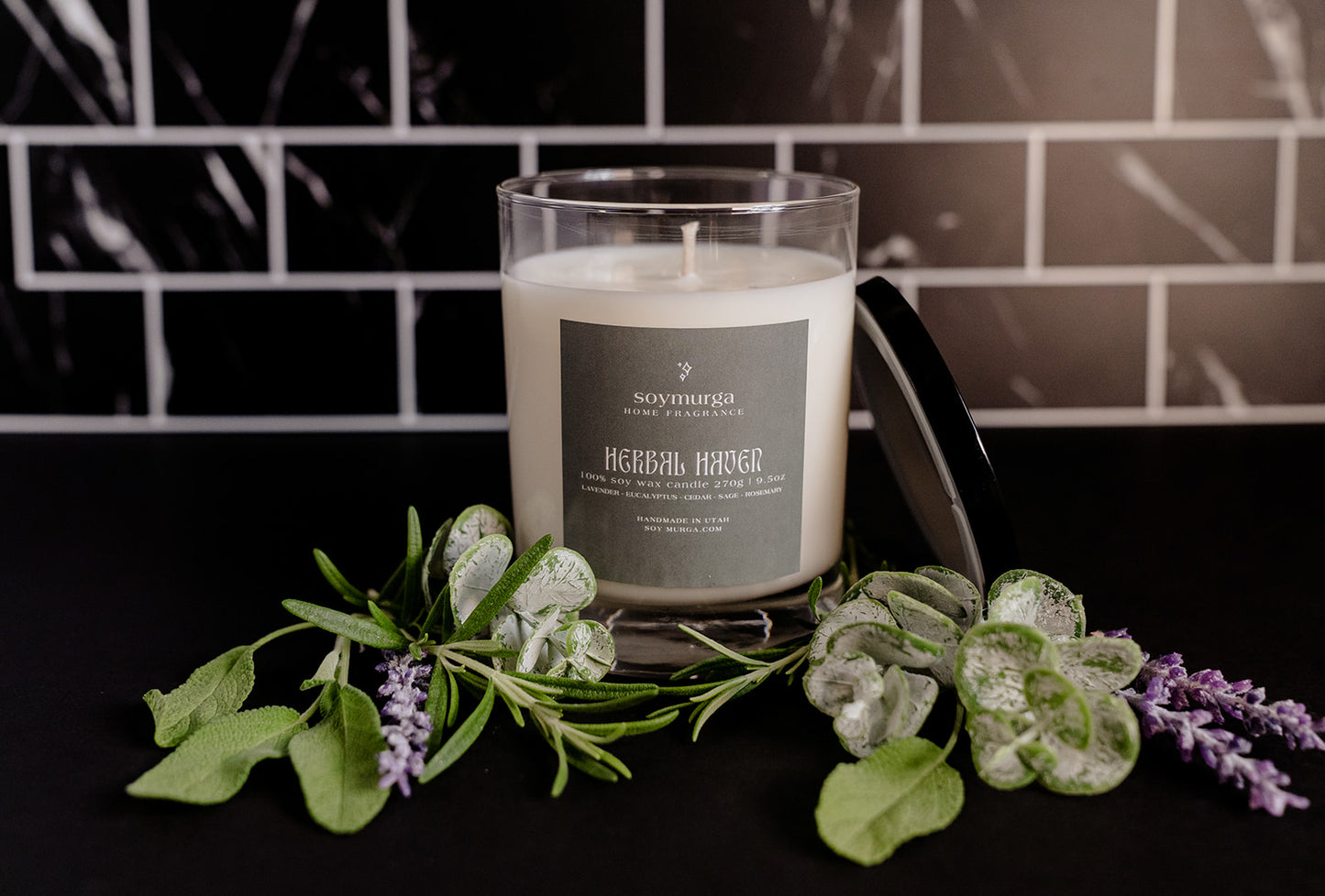 Herbal Haven - 9.5oz Soy Candle