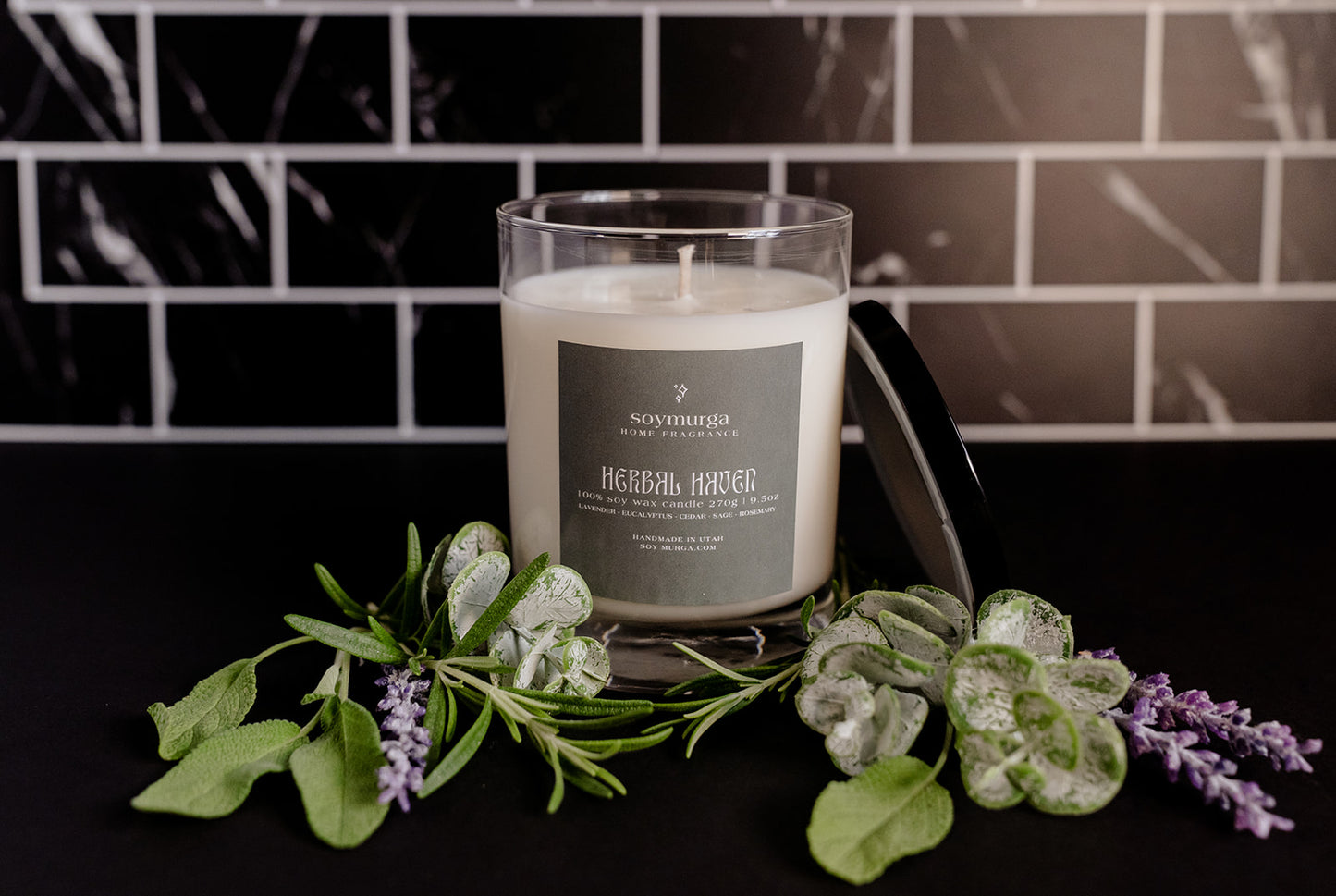 Herbal Haven - 9.5oz Soy Candle