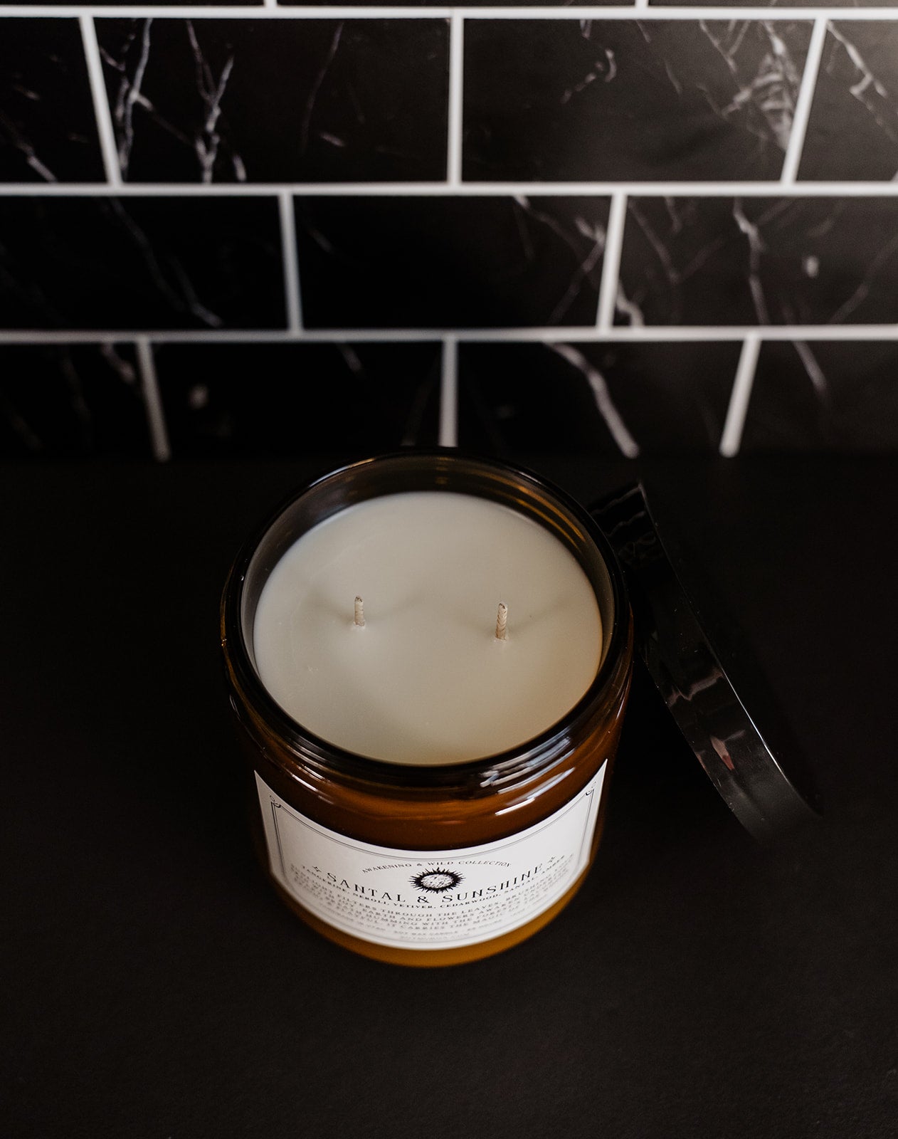 Santal & Sunshine – 14oz Soy Candle (Double Wick)