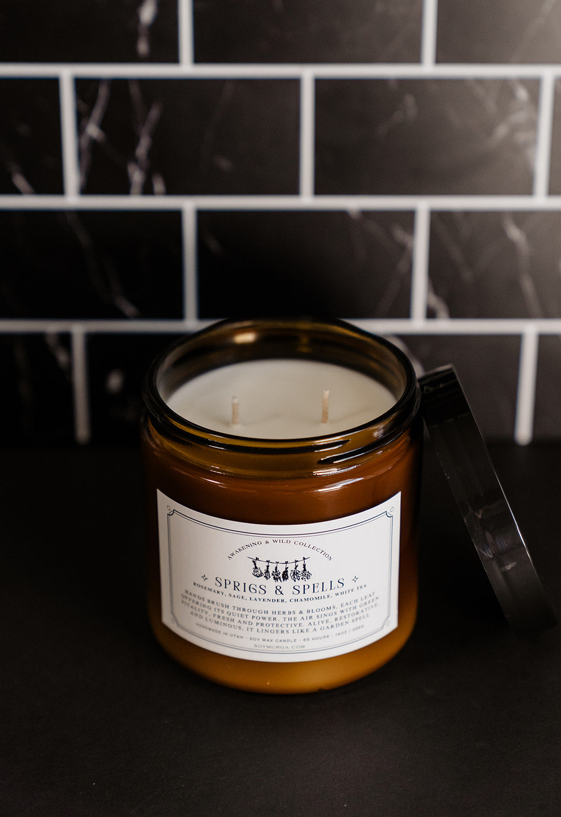 Sprigs & Spells – 14oz Soy Candle (Double Wick ( formerly known as Limpia)