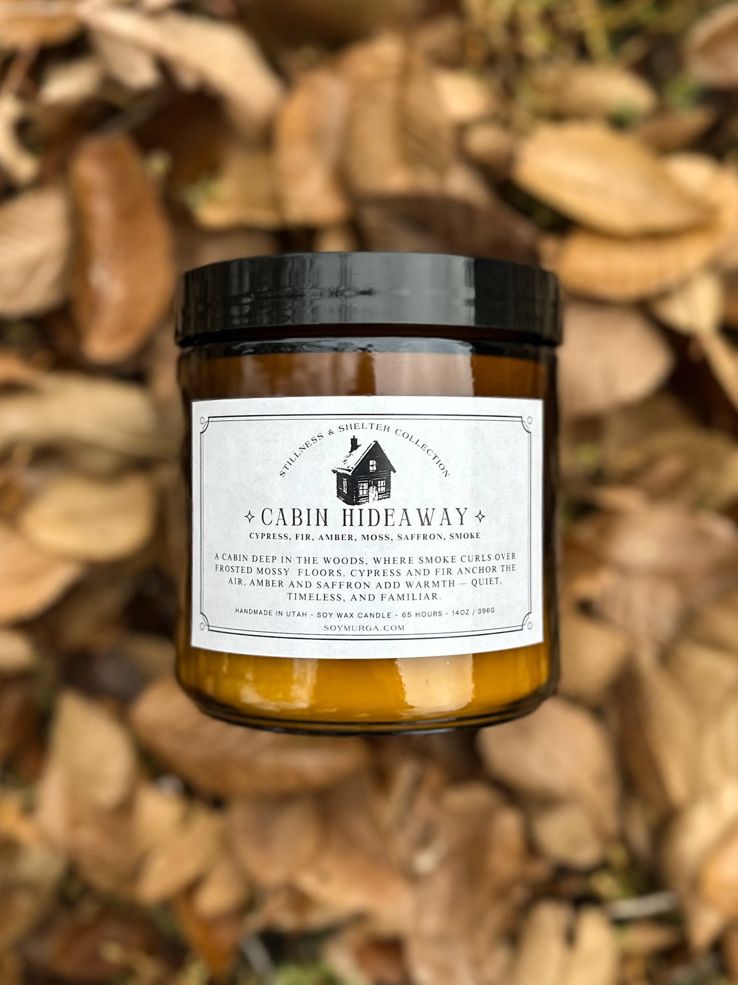 Cabin Hideaway – 14oz Soy Candle (Double Wick)