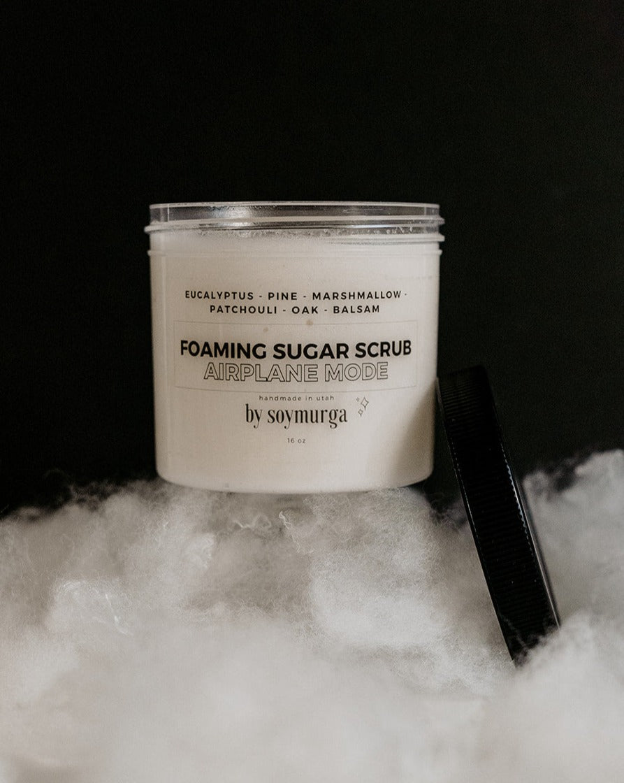 Airplane Mode Foaming Sugar Scrub