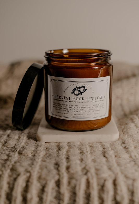 🌕 Harvest Moon Festival – 14oz Soy Candle (Double Wick)