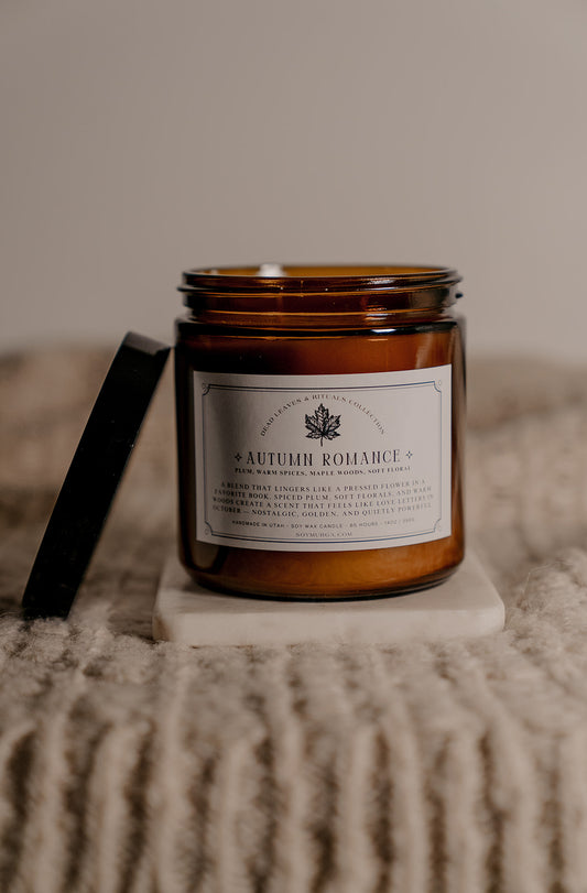 🍂 Autumn Romance – 14oz Soy Candle (Double Wick)