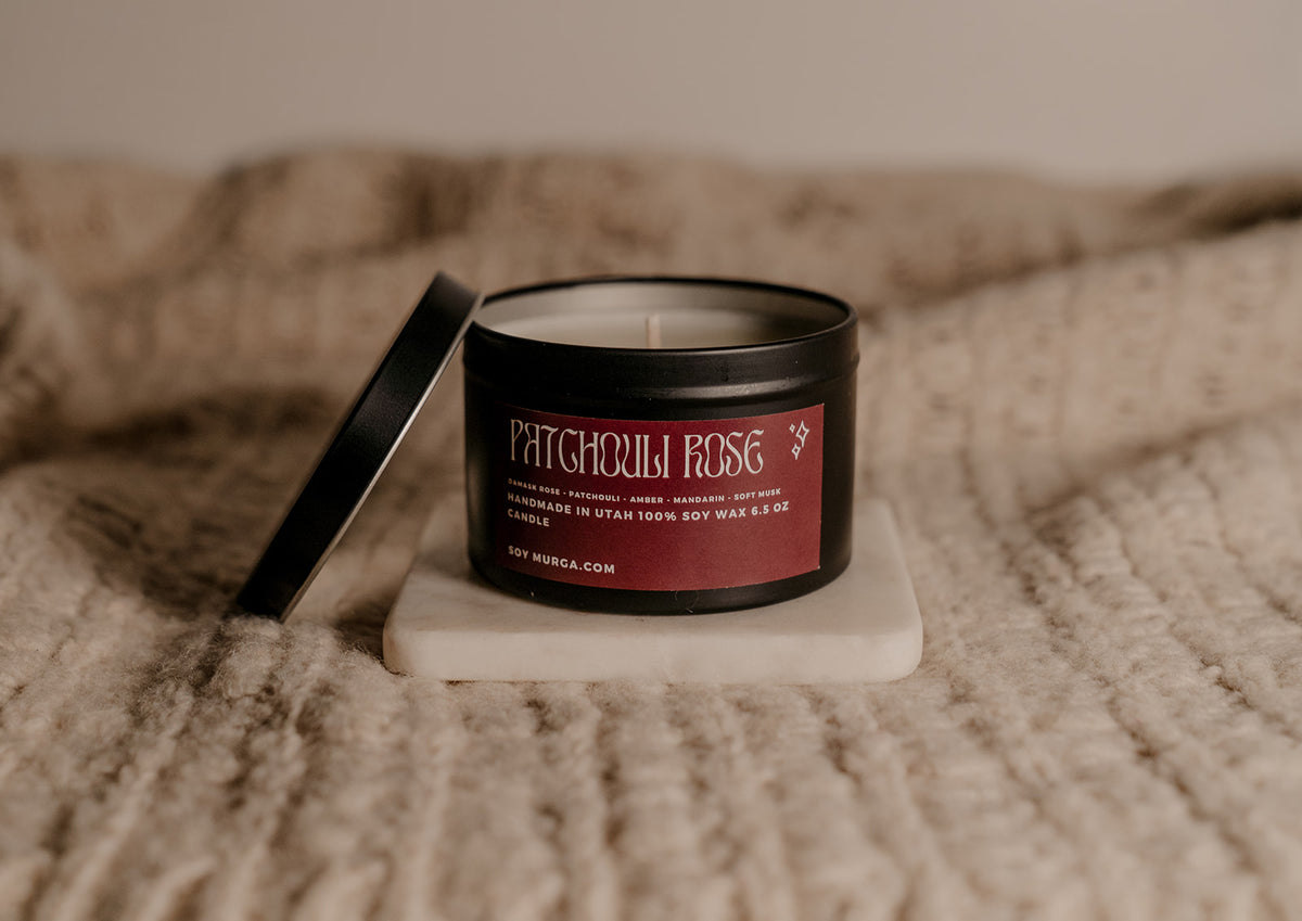 Patchouli Rose Candle