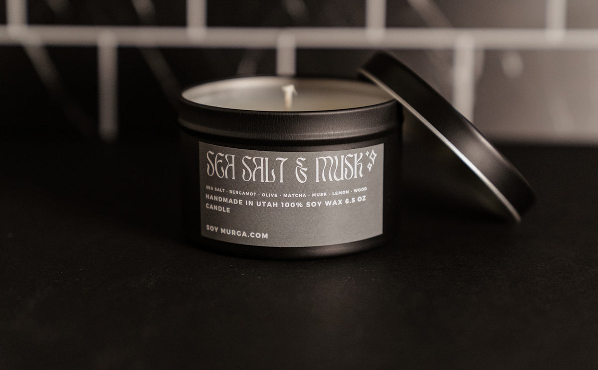 Sea Salt & Musk - 6.5oz Soy Candle
