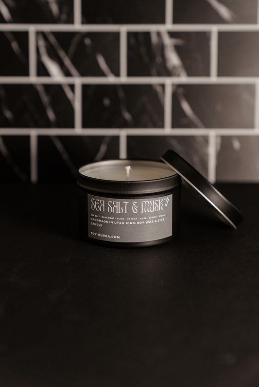 Sea Salt & Musk - 6.5oz Soy Candle