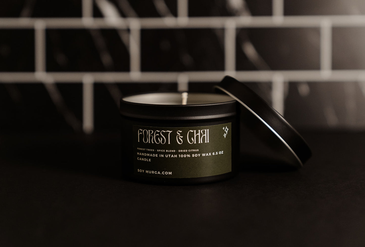 Forest & Chai - 6.5oz Soy Candle