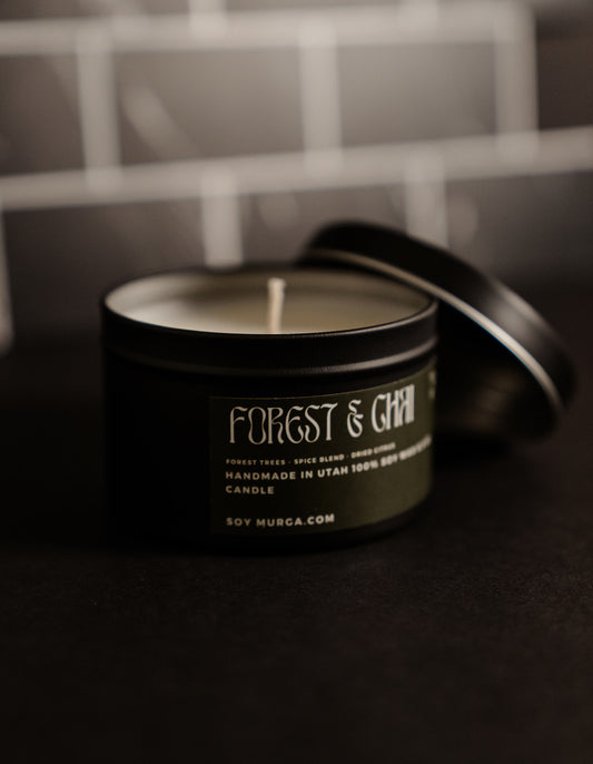 Forest & Chai - 6.5oz Soy Candle