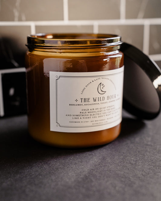 The Wild Hour – 14oz Soy Candle (Double Wick)