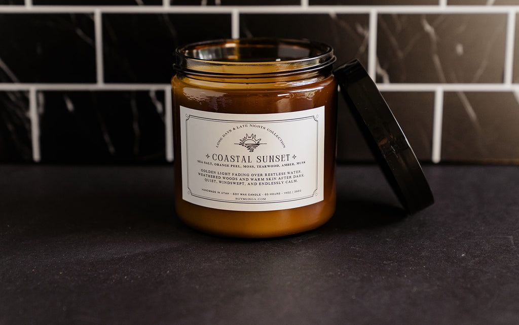 Coastal Sunset – 14oz Soy Candle (Double Wick)