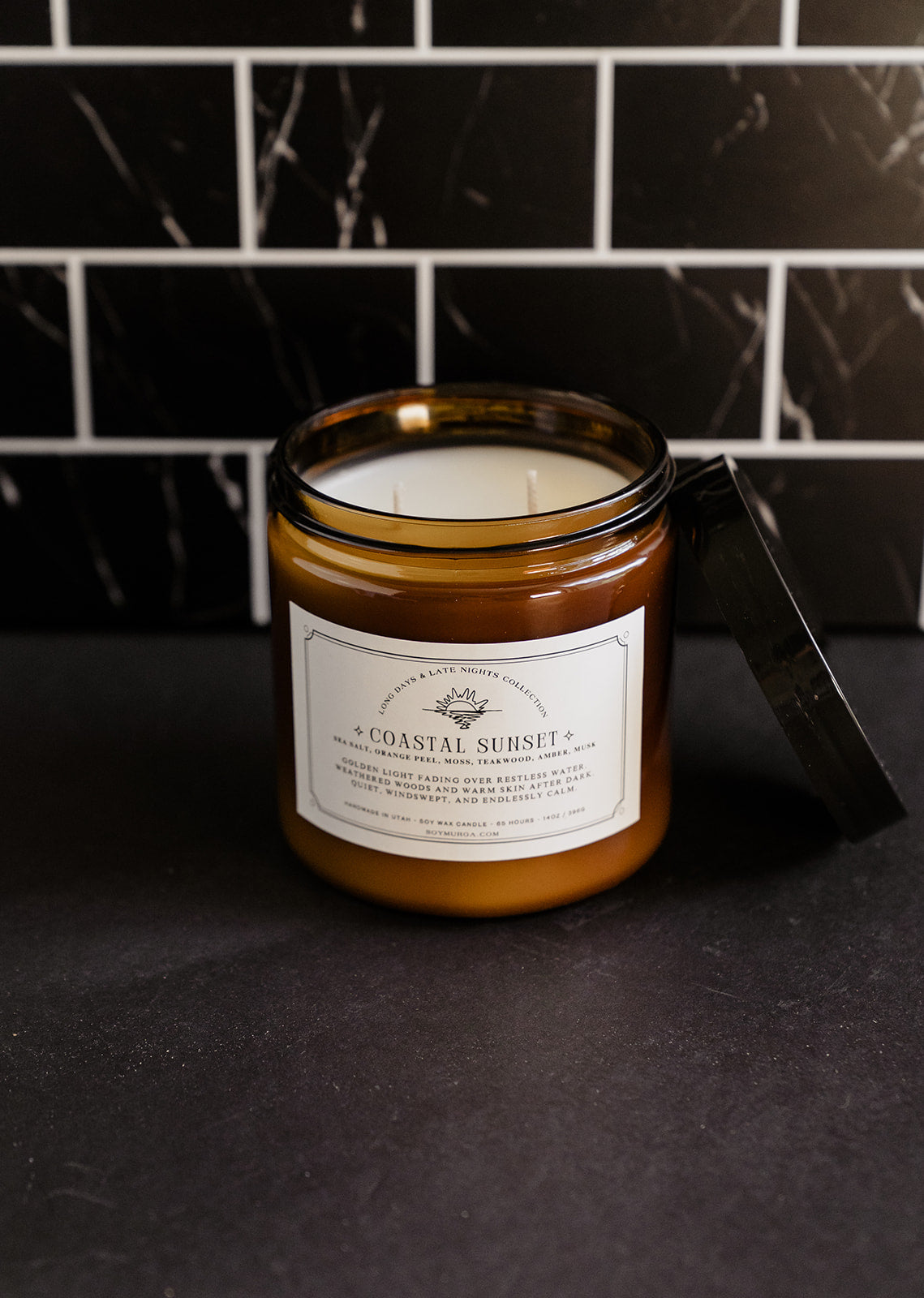 Coastal Sunset – 14oz Soy Candle (Double Wick)