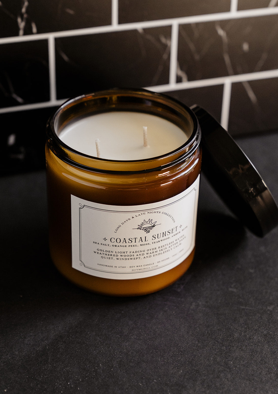 Coastal Sunset – 14oz Soy Candle (Double Wick)