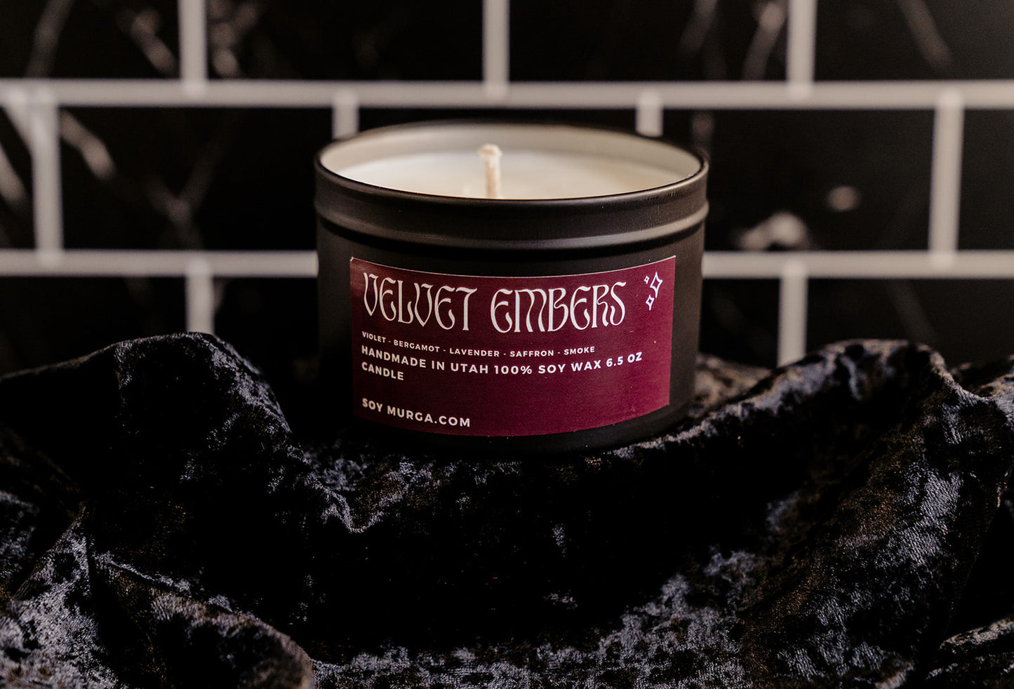 Velvet Embers - 6.5oz Soy Candle