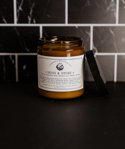 Moss & Stone – 7oz Soy Candle