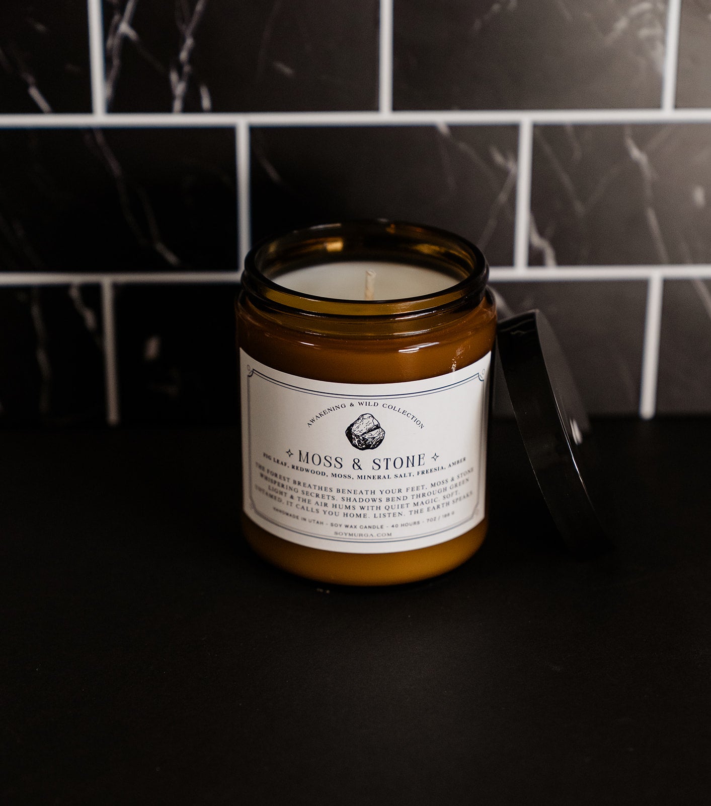 Moss & Stone – 7oz Soy Candle