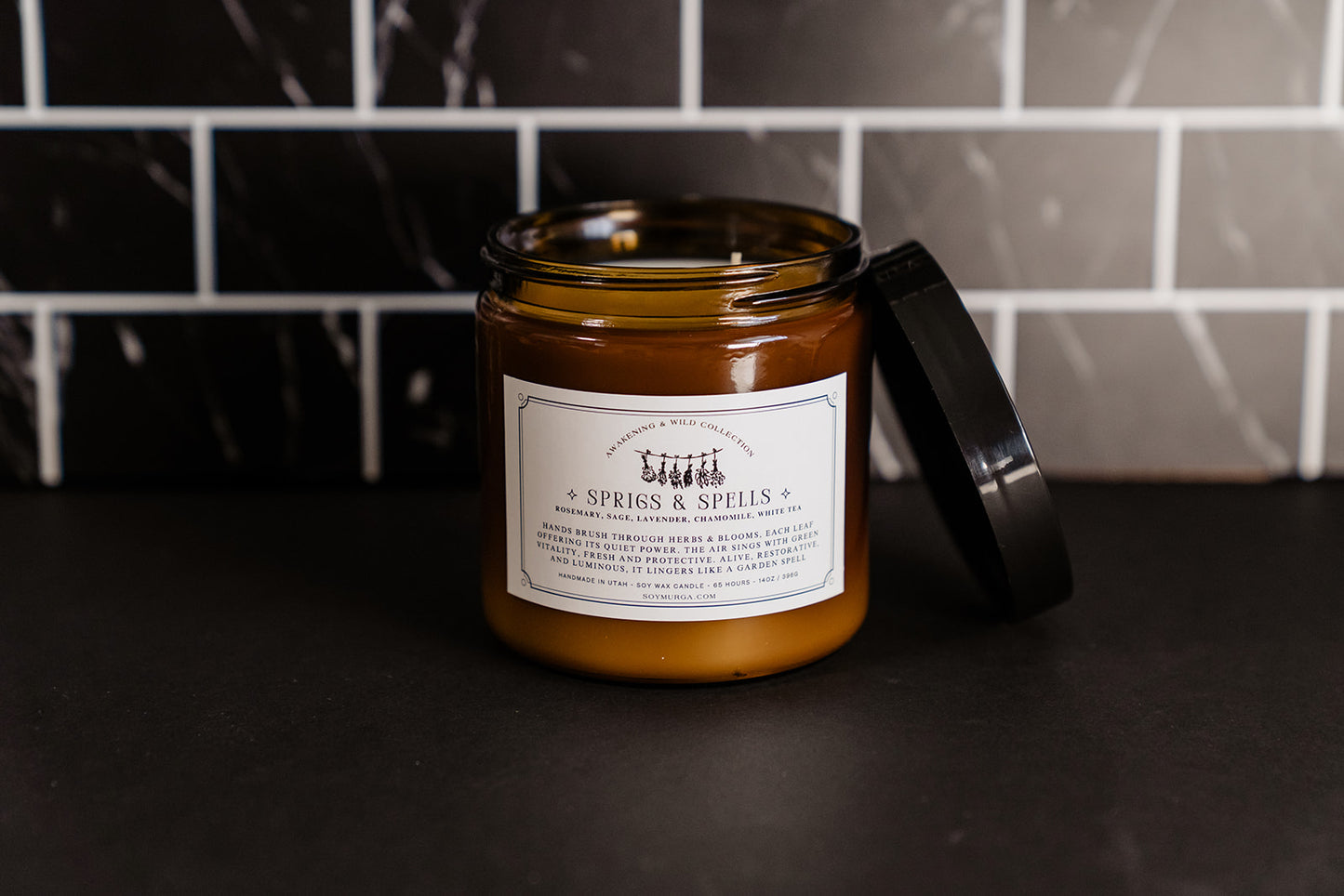 Sprigs & Spells – 14oz Soy Candle (Double Wick ( formerly known as Limpia)