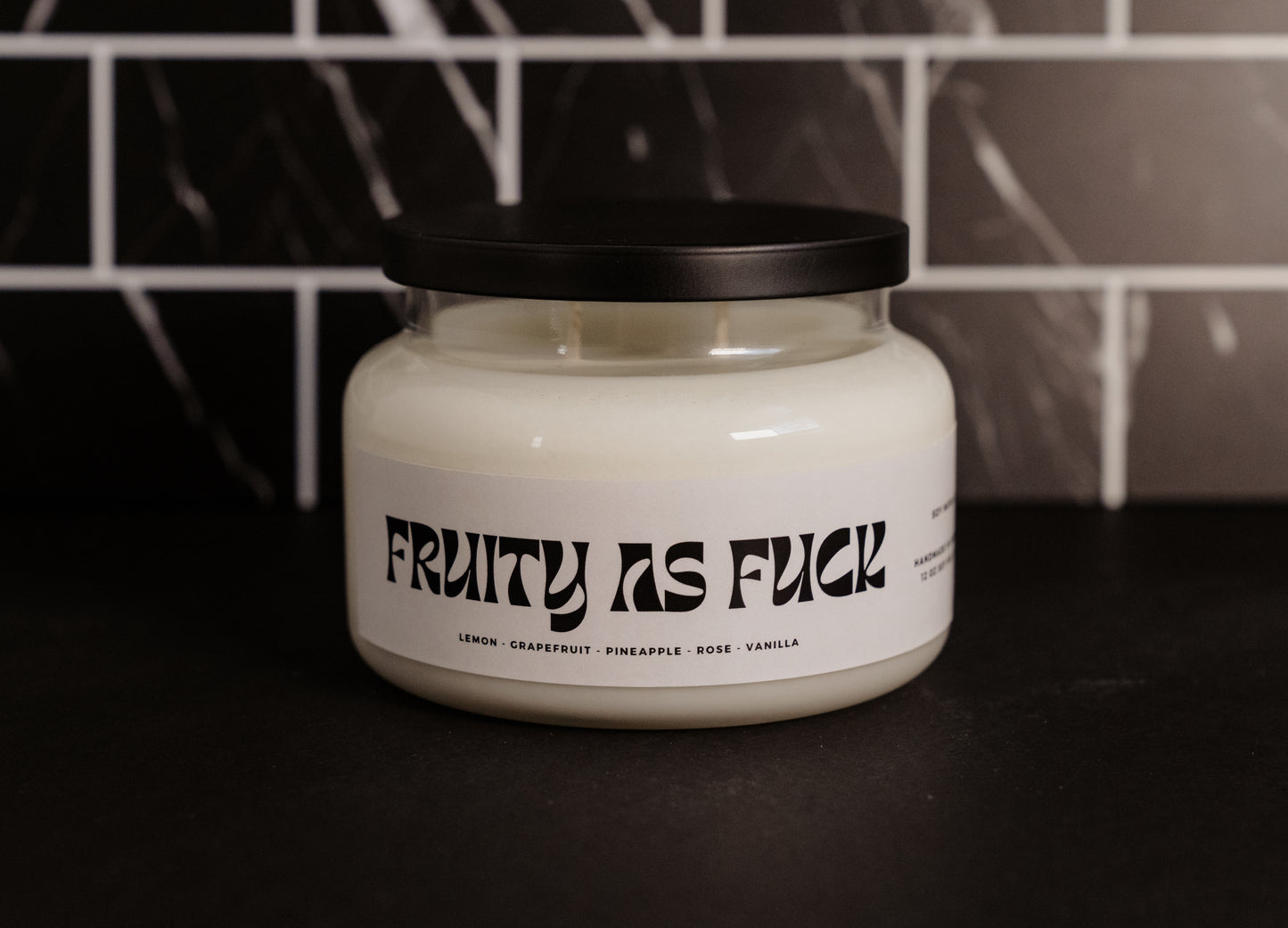 Fruity As Fuck - Double Wick 12 oz Candle